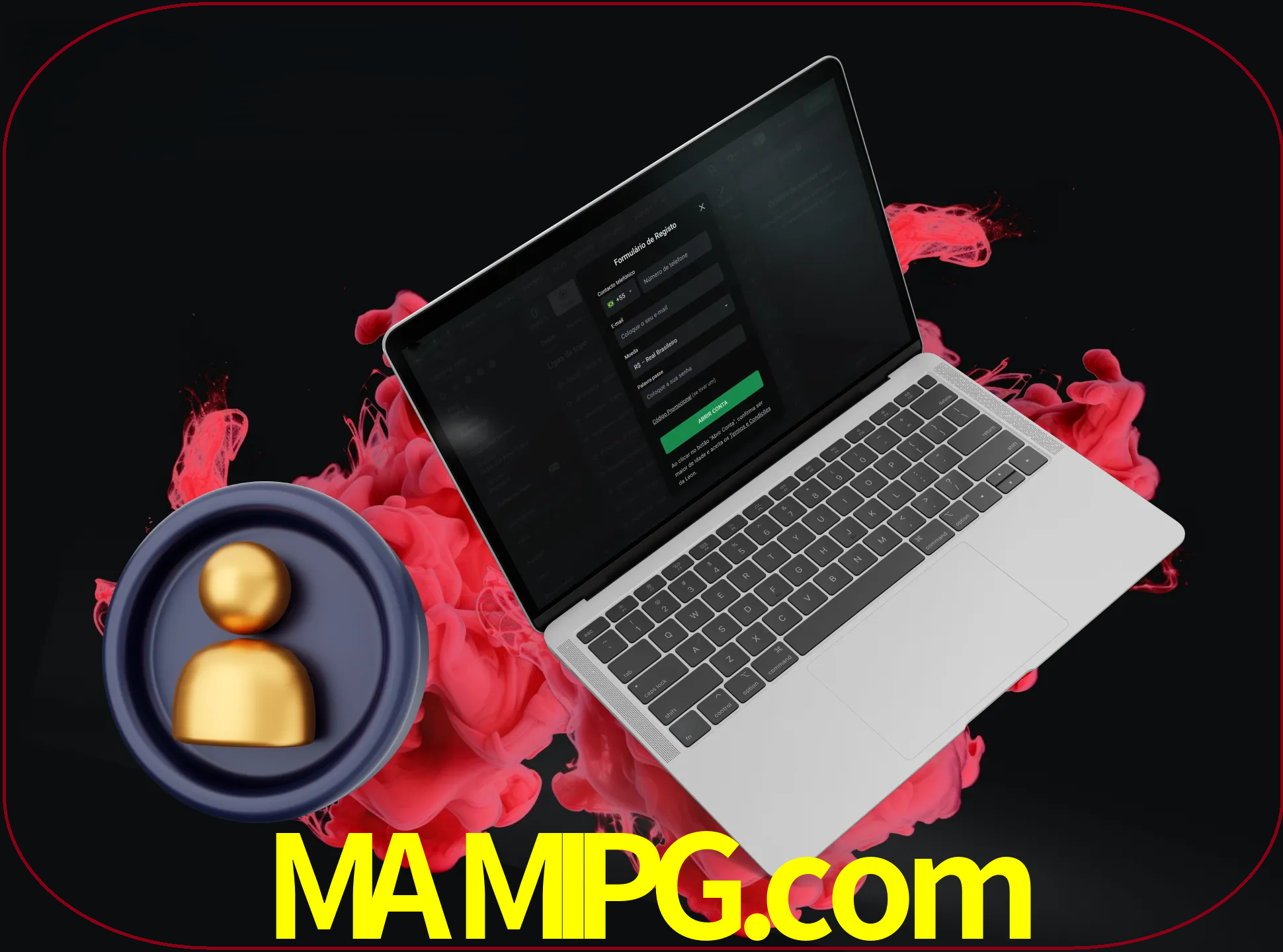 No cabeçalho do site mamipg, clique no botão que o levará a um formulário especial onde terá de introduzir as suas informações actuais.