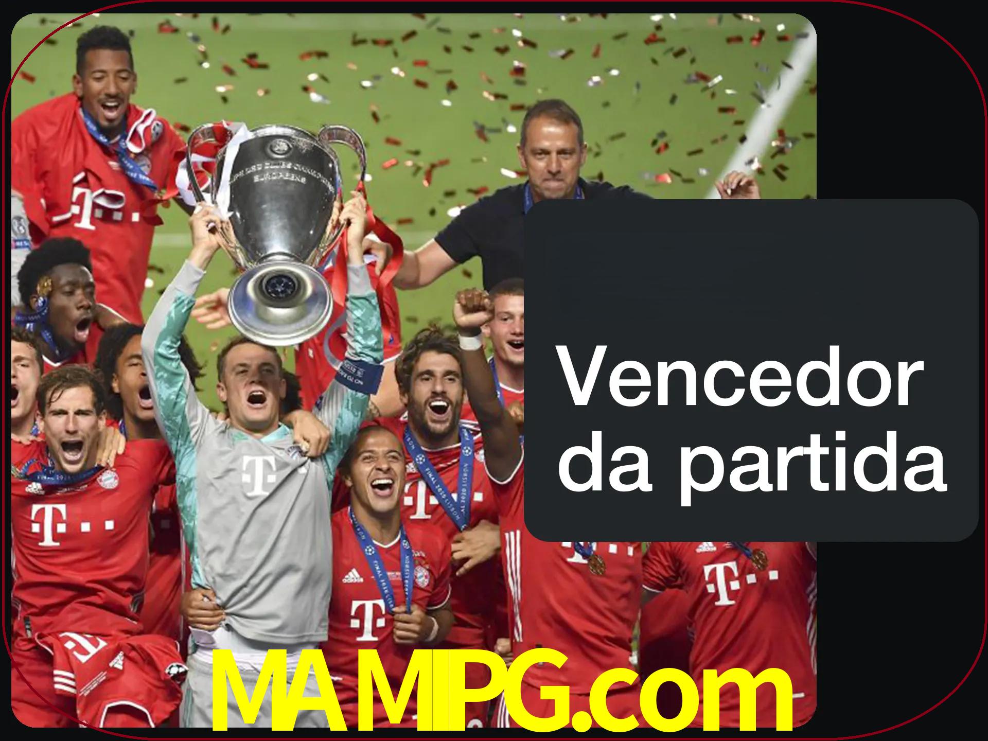 Aposte no vencedor e ganhe uma grande quantia de dinheiro.
